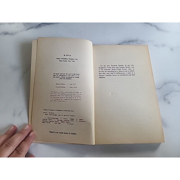 Hand Reflexology: Key To Perfect Health By Mildred Carter Paperback - Picture 3 of 10